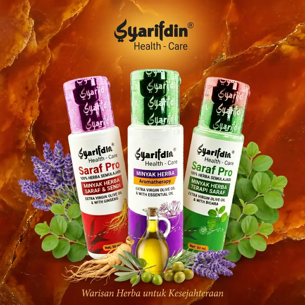 Combo 2026 Syarifdin Sarafpro Minyak Herba Hutan 50ml
